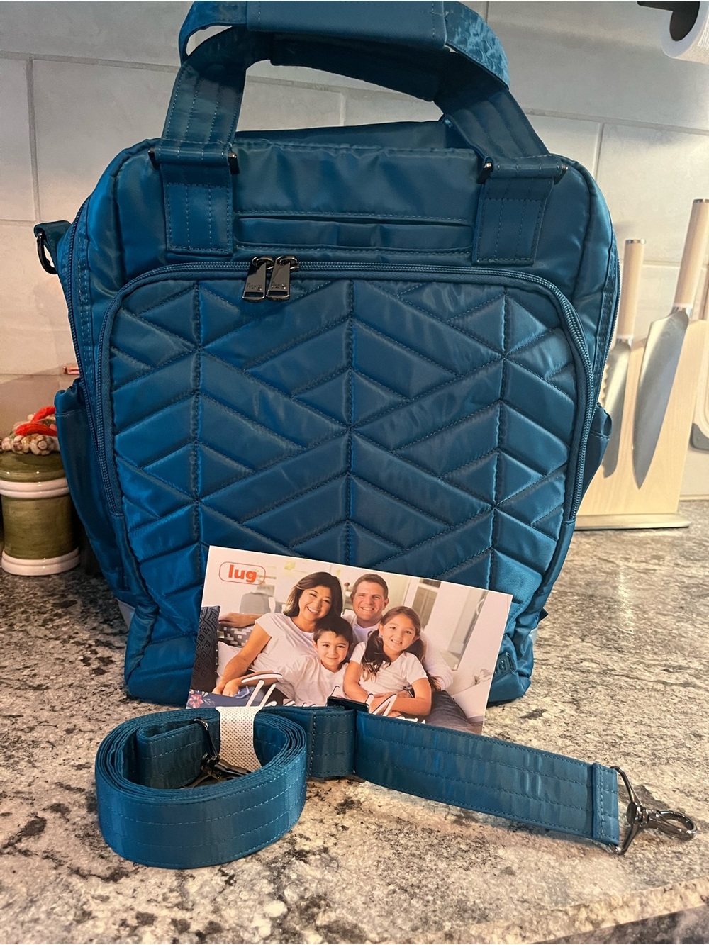 Lug Ranger XL Overnight Bag Blue Crossbody Travel Luggage Weekender NWOT
